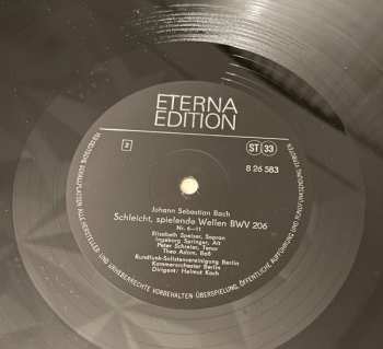 LP Johann Sebastian Bach: Kantaten - Schleicht, Spielende Wellen BWV 206