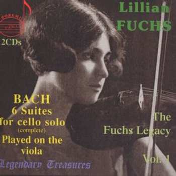 2CD Johann Sebastian Bach: The Fuchs Legacy Vol.1 : 6 Suites For Cello Solo (complete) Played On The Viola