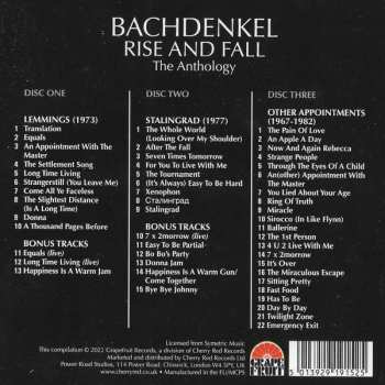 3CD Bachdenkel: Rise And Fall - The Anthology