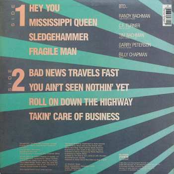 LP Bachman-Turner Overdrive: Live! Live! Live!