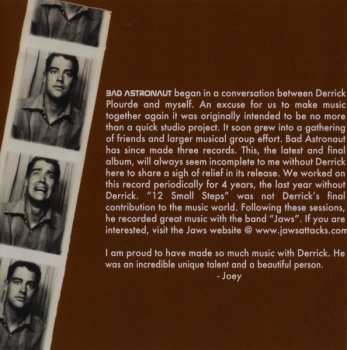 CD Bad Astronaut: Twelve Small Steps, One Giant Disappointment