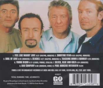 CD Bad Company: Unplugged At The Hall Of Fame