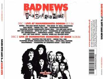 2CD Bad News: F**k Off! Bad News