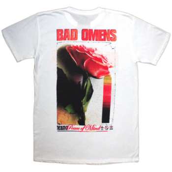 Mercancía Bad Omens: Bad Omens Unisex T-shirt: Flower (white) (back Print) (small) S