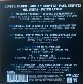 3CD/2DVD/Caja Baker Gurvitz Army: Neon Lights (The Broadcasts 1975)