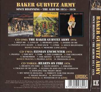 3CD/Caja Baker Gurvitz Army: Since Beginning (The Albums 1974-1976)