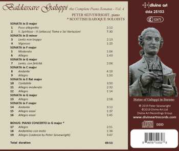 CD Baldassare Galuppi: Complete Piano Sonatas Vol.4
