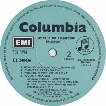 LP Baltimora: Living In The Background