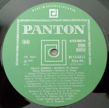 LP Bambini Di Praga: Veselé Vánoce = Merry Christmas