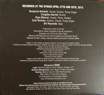 CD Band Of Horses: Acoustic At The Ryman