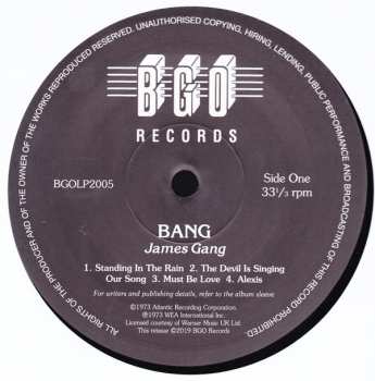 LP James Gang: Bang