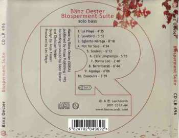 CD Bänz Oester: Blosperment Suite