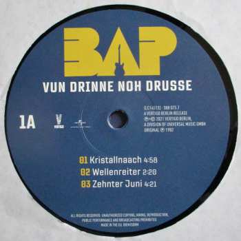2LP BAP: Vun Drinne Noh Drusse