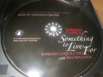CD Barbara Carroll: Something To Live For