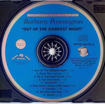 CD Barbara Pennington: Out Of The Darkest Night