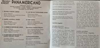 CD Barcelona Clarinet Players: PANAMERICANO - Symphonic Works By Arturo Márquez, Daniel Freiberg, Paquito D'Rivera, Victoriano Valencia, Rubén Darío Gómez y Edmundo Villani-Cortés