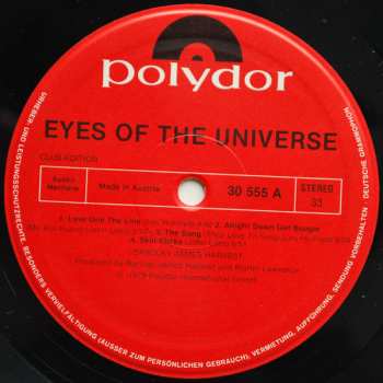 LP Barclay James Harvest: Eyes Of The Universe