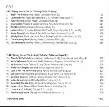 2CD Barney Kessel: The First Four Albums