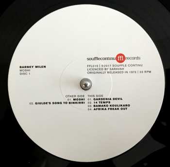 2LP/DVD Barney Wilen: Moshi LTD