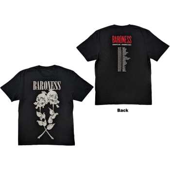 Mercancía Baroness: Baroness Unisex T-shirt: Razor Bloom (back Print) (small) S