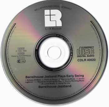 CD Barrelhouse Jazzband: Plays Early Swing