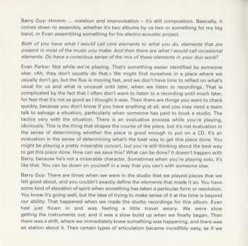 2CD Evan Parker / Barry Guy: Birds And Blades