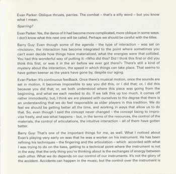 2CD Evan Parker / Barry Guy: Birds And Blades