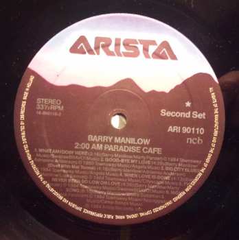 LP Barry Manilow: 2:00 AM Paradise Café