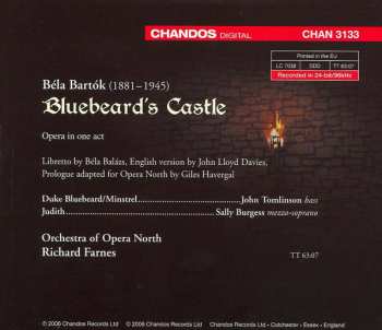 CD/Caja Béla Bartók: Bluebeard's Castle