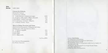 CD Béla Bartók: Concerto For Orchestra / Music For Strings, Percussion, And Celesta