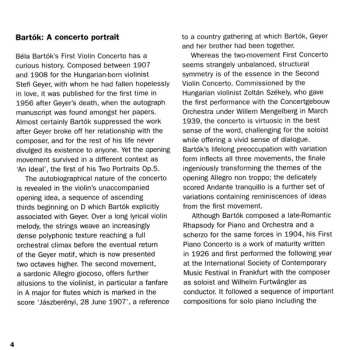 2CD Béla Bartók: Piano Concertos • Violin Concertos