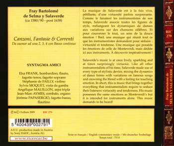 CD Syntagma Amici: Canzoni, Fantasie & Correnti