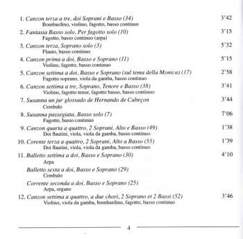 CD Syntagma Amici: Canzoni, Fantasie & Correnti