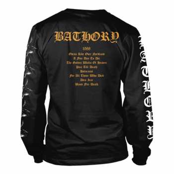Mercancía Bathory: Tričko S Dlouhým Rukávem Blood Fire Death 2 S