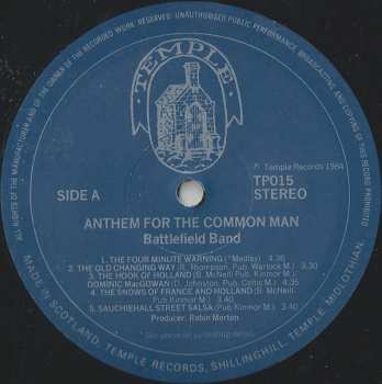 LP Battlefield Band: Anthem For The Common Man