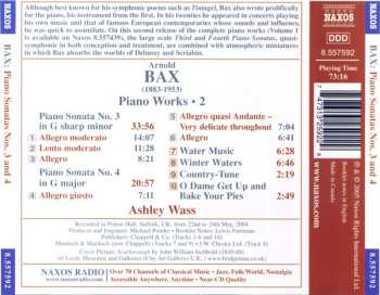 CD Arnold Bax: Piano Sonatas Nos. 3 And 4 - Water Music • Winter Waters