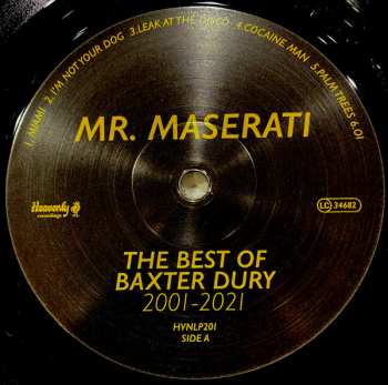 LP Baxter Dury: Mr. Maserati - Best Of Baxter Dury 2001-2021