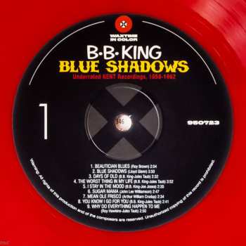LP B.B. King: Blue Shadows - Underrated KENT Recordings, 1958-1962 LTD | CLR