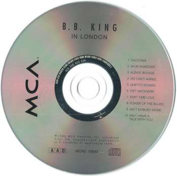 CD B.B. King: In London