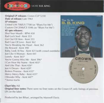 CD B.B. King: More B.B. King