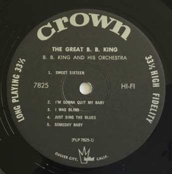 LP B.B. King Orchestra: The Great B. B. King LTD
