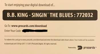 LP B.B. King: Singin' The Blues LTD