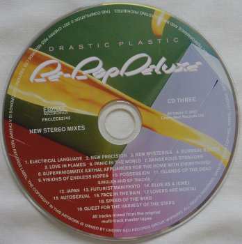 4CD/2DVD/Caja Be Bop Deluxe: Drastic Plastic LTD | DLX