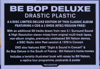 4CD/2DVD/Caja Be Bop Deluxe: Drastic Plastic LTD | DLX