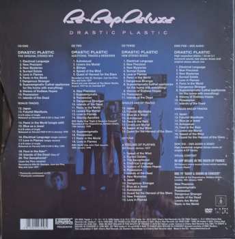 4CD/2DVD/Caja Be Bop Deluxe: Drastic Plastic LTD | DLX