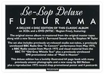 3CD/DVD/Caja Be Bop Deluxe: Futurama LTD