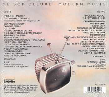2CD Be Bop Deluxe: Modern Music