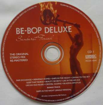 3CD/DVD/Caja Be Bop Deluxe: Sunburst Finish LTD | DLX