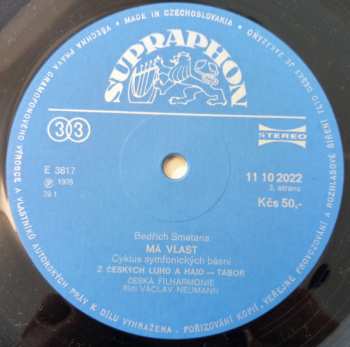2LP The Czech Philharmonic Orchestra: Má Vlast