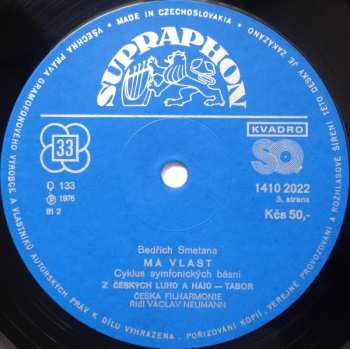 2LP The Czech Philharmonic Orchestra: Má Vlast